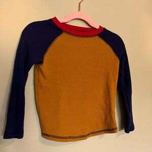 Old Navy Thermal Colorblock longsleeved Baseball tee
